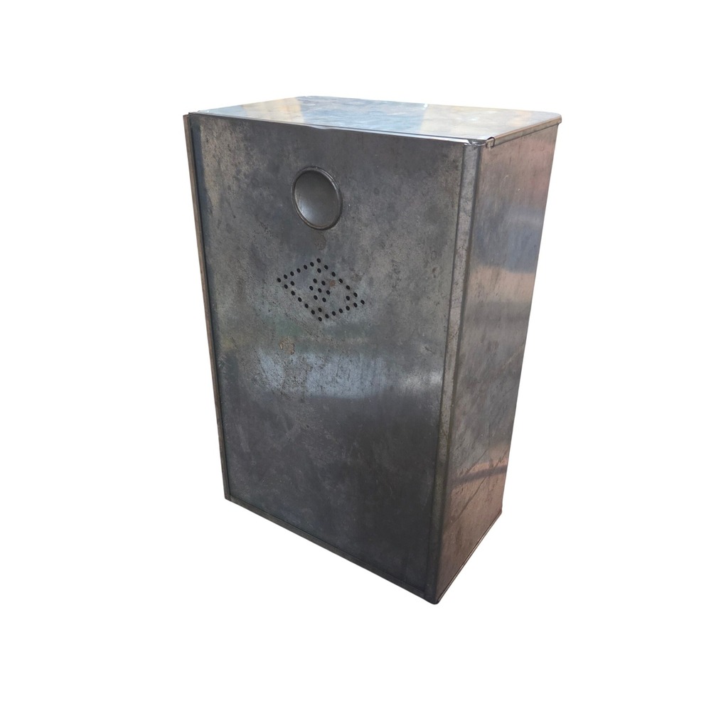 Hoosier Metal Bread Drawer Cabinet Insert Vented Tin Box Homestead Sourdough